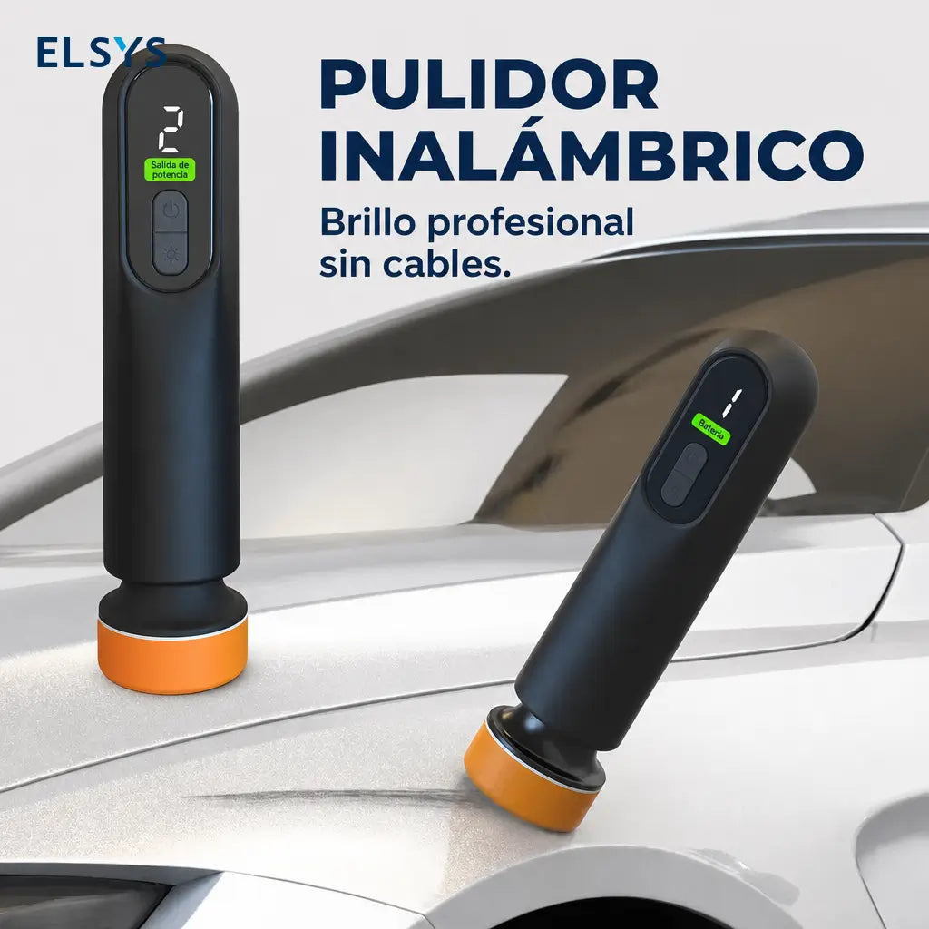 Pulidora inalámbrica para auto 12000RPM 3 en 1, repara rayones ligeros y elimina película grasa del parabrisas para una visión más clara