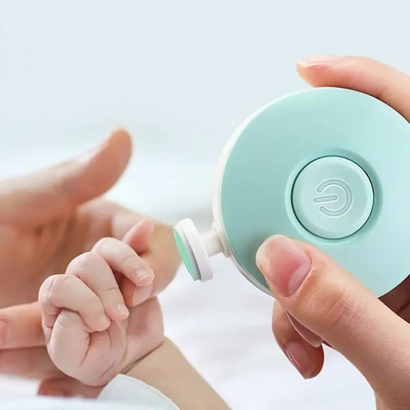 Lima de Uñas Eléctrica, Cortador de Uñas para Bebés, Niños y Adultos, Kit de Pedicure Inalámbrico con Cabezales de Pulido