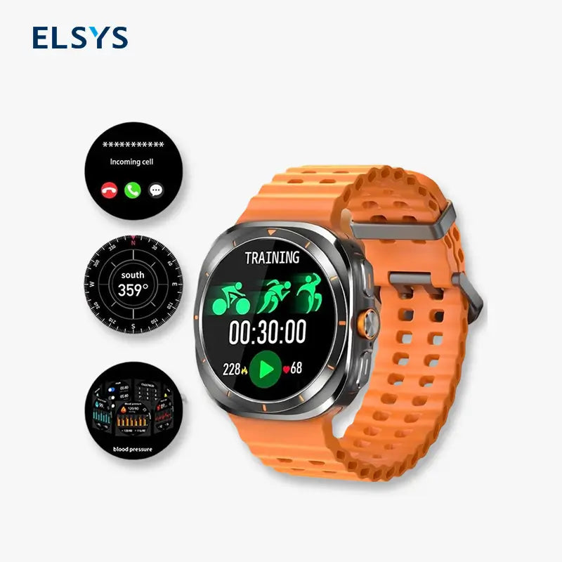 Smartwatch Deportivo con Pantalla HD, Monitoreo de Ritmo Cardíaco y SpO2 - Estilo Moderno y Resistente