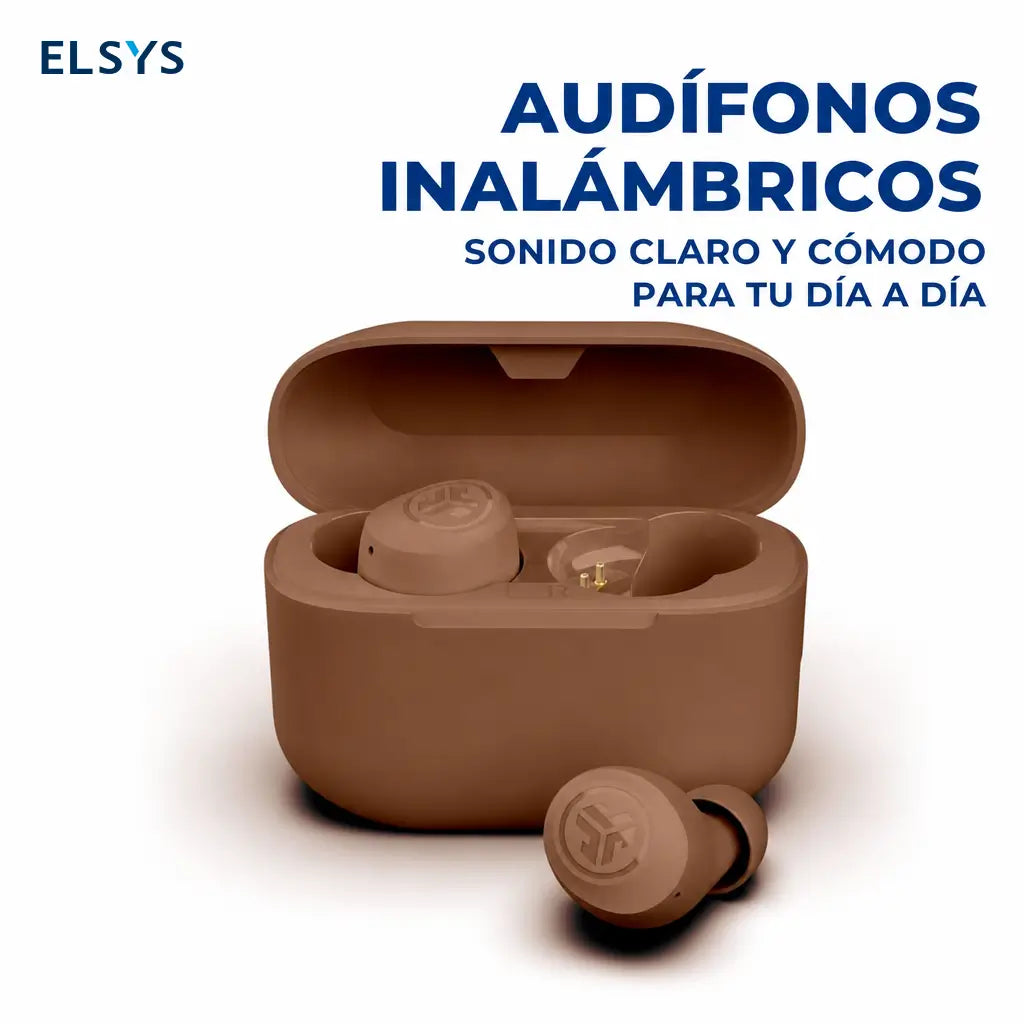 Audífonos Bluetooth true wireless con 35+ horas de batería, controles táctiles y ecualizador para celular, casa y oficina