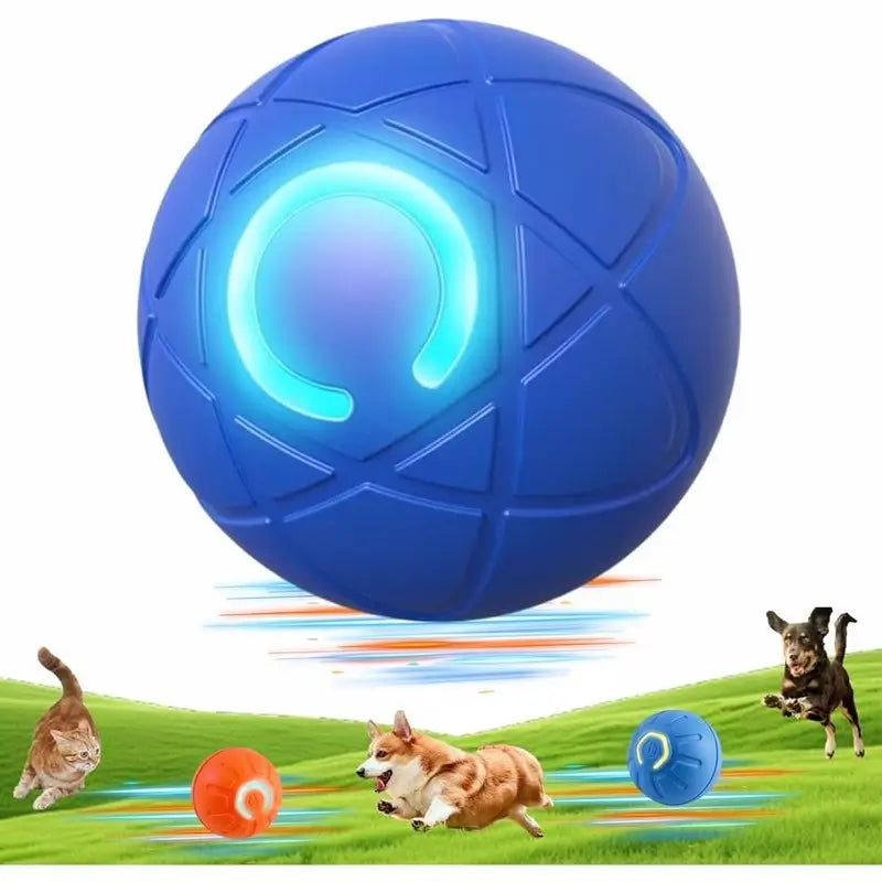 Pelota Vibratoria para Perro, Juguete con Movimiento Automático para Mascotas, Recargable USB (Tamaños: 5.2 cm / 6.8 cm / 8 cm)