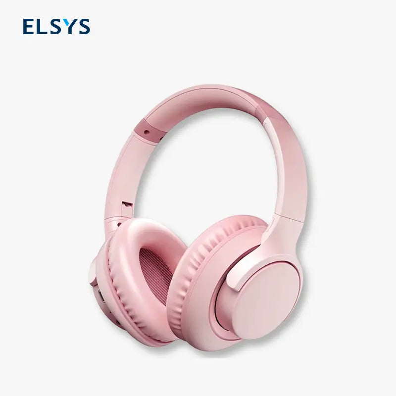 Audífonos de Diadema Plegables con Micrófono, Cascos Estéreo con Bajos Potentes, Ligeros y Portátiles para PC y Celulares