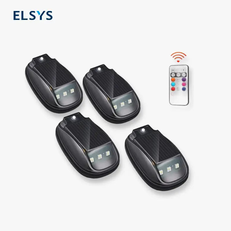 Luz Estroboscópica RGB Solar para Techo de Auto con Control Remoto Lámpara de Señal para Cabina LED Inalámbrica Sin Perforación Luces de Advertencia para Camioneta y Pickup Ideal para Camping y Visibilidad Nocturna