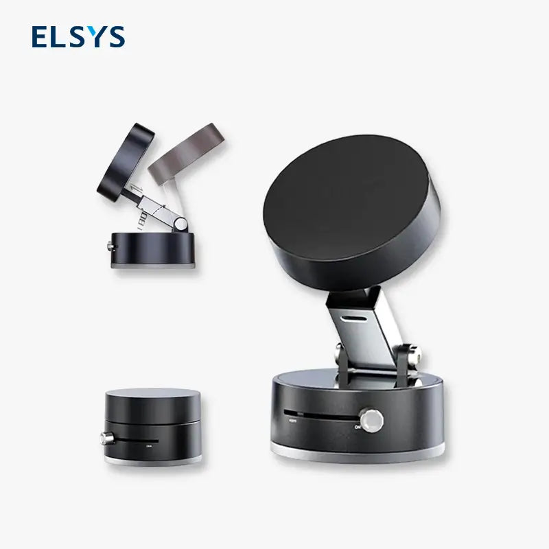 Soporte para celular magnético y plegable con succión al vacío, compatible con MagSafe, ideal para auto, oficina y videollamadas diarias cómodas