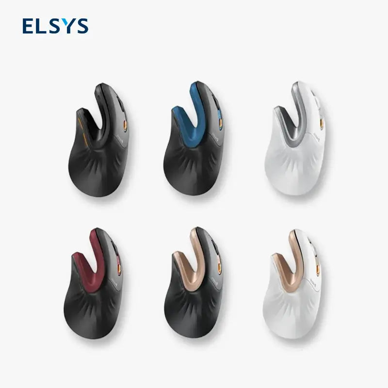 Mouse Vertical Ergonómico Bluetooth, Ratón Óptico Inalámbrico Recargable, Conexión para 3 Dispositivos, DPI Ajustable de 3 Niveles