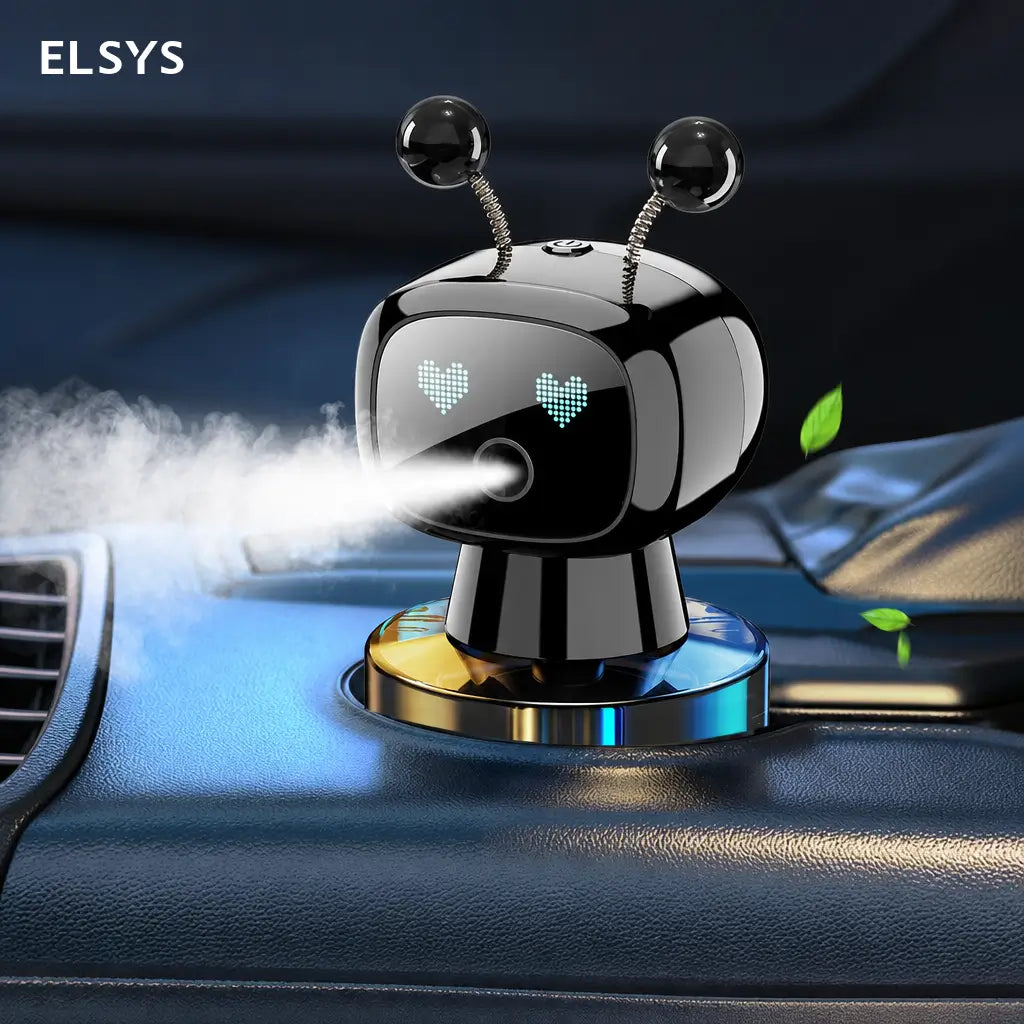 Difusor aromatizante inteligente para auto con sensor IA, spray USB recargable y fragancia cologne para casa y viajes de uso diario