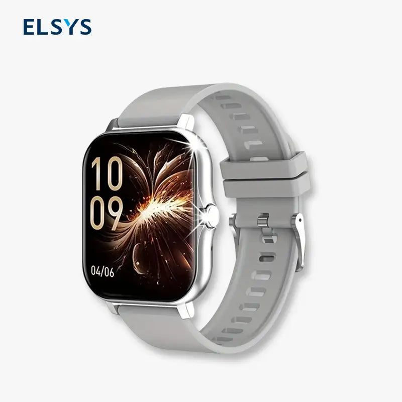 Smartwatch con llamadas inalámbricas, modo multideporte, notificaciones de mensajes, pantalla HD, multifuncional, ideal para regalo, carga USB, extensible de aleación