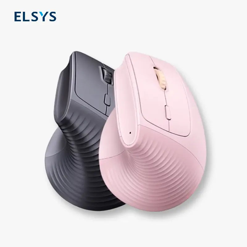 Mouse Vertical Inalámbrico Ergonómico con Bluetooth 5.0 y 2.4G, 4000 DPI y 5 Botones, Compatible con PC y Laptop