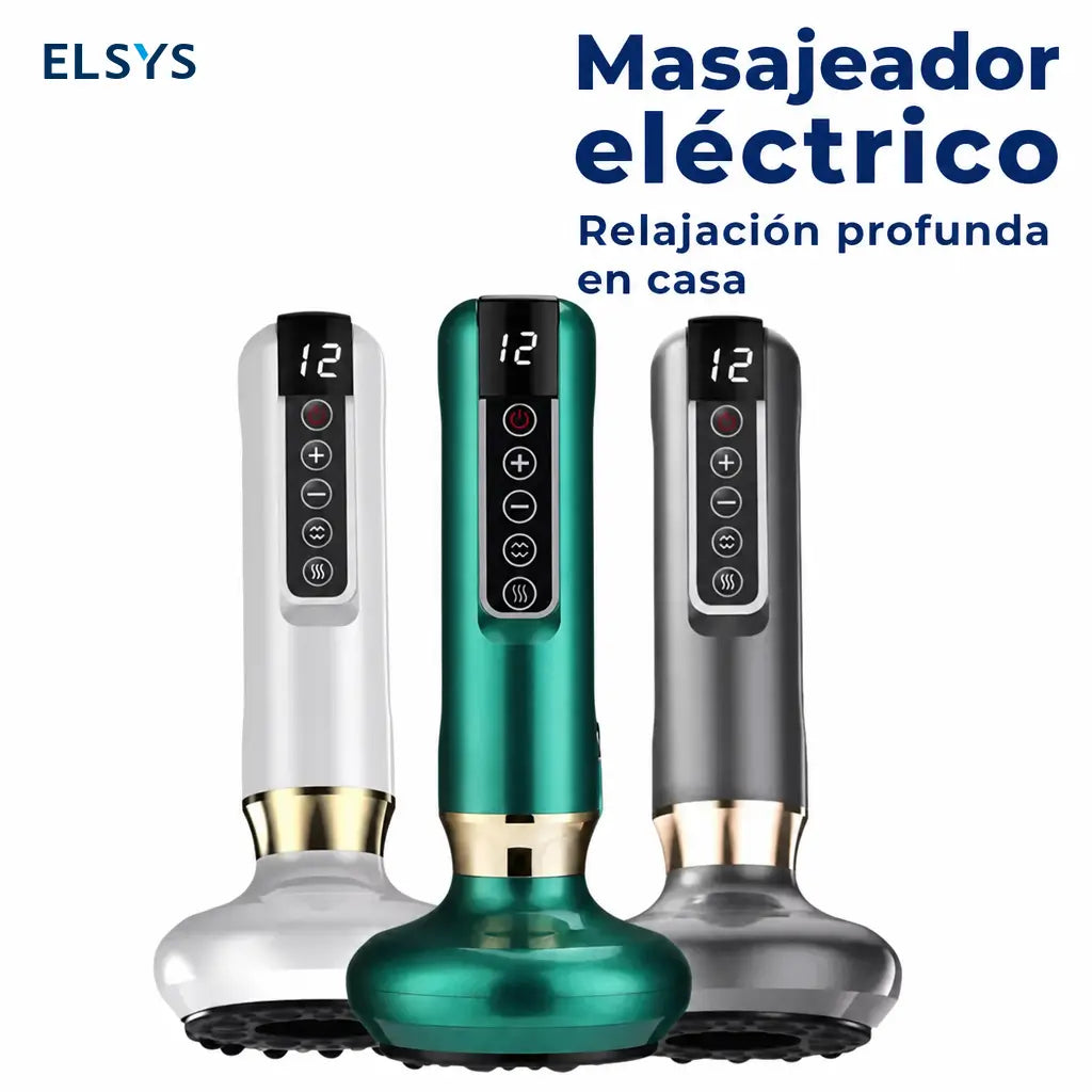 Masajeador anticelulitis con calor infrarrojo y pantalla LED para piernas, brazos y rutina corporal en casa de cuidado personal diario cómodo