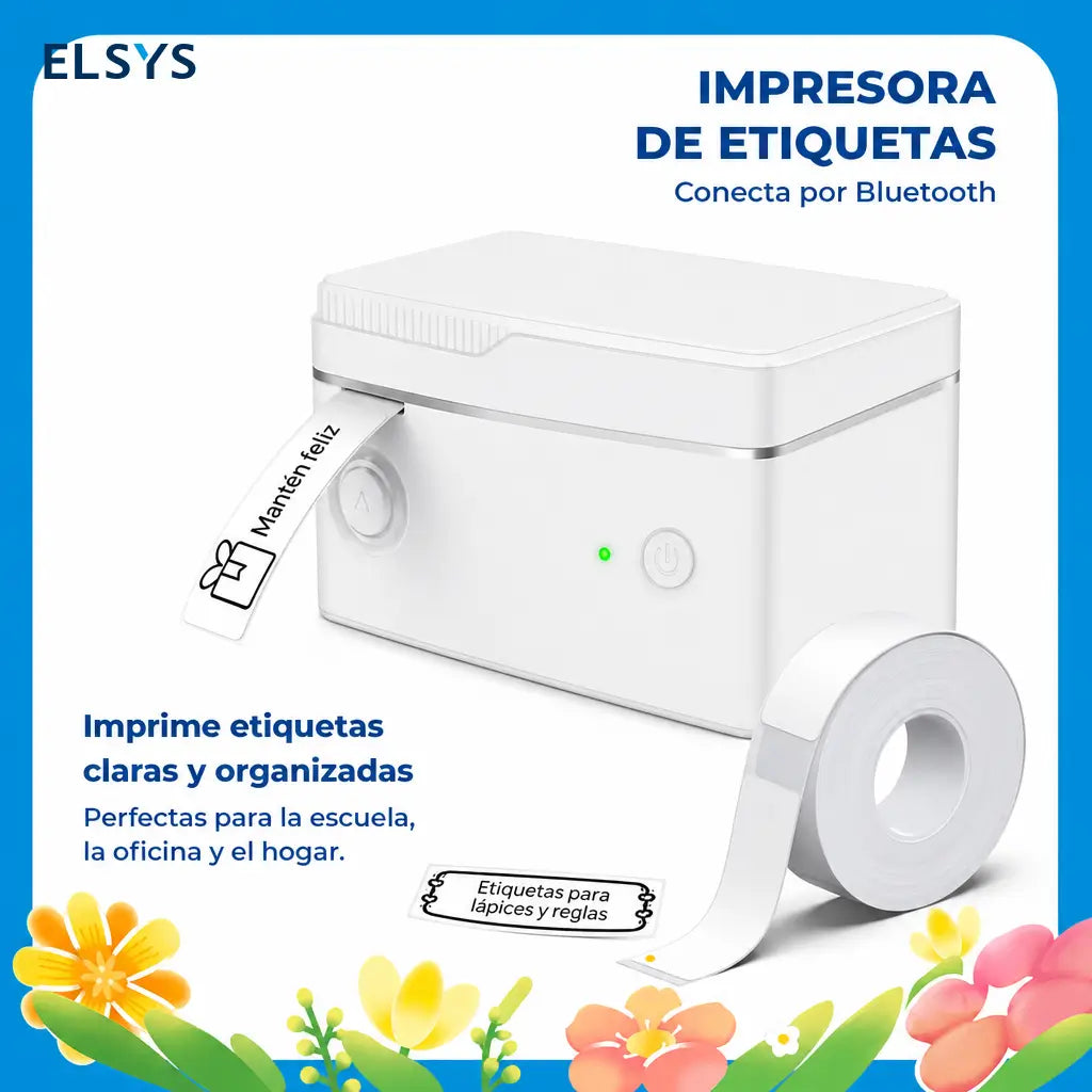 Mini etiquetadora térmica Bluetooth recargable sin tinta, con app, corte limpio y plantillas para frascos, documentos, regalos y útiles escolares personalizados