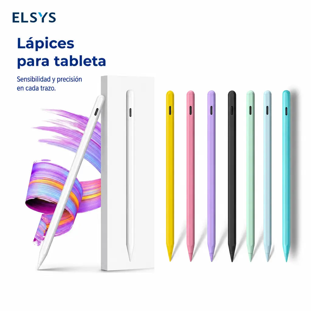 Stylus compatible con iPad 2018-2026, sensibilidad a inclinación y punta 1.5 mm para escribir, dibujar y estudiar cómodo sin interrupciones diarias