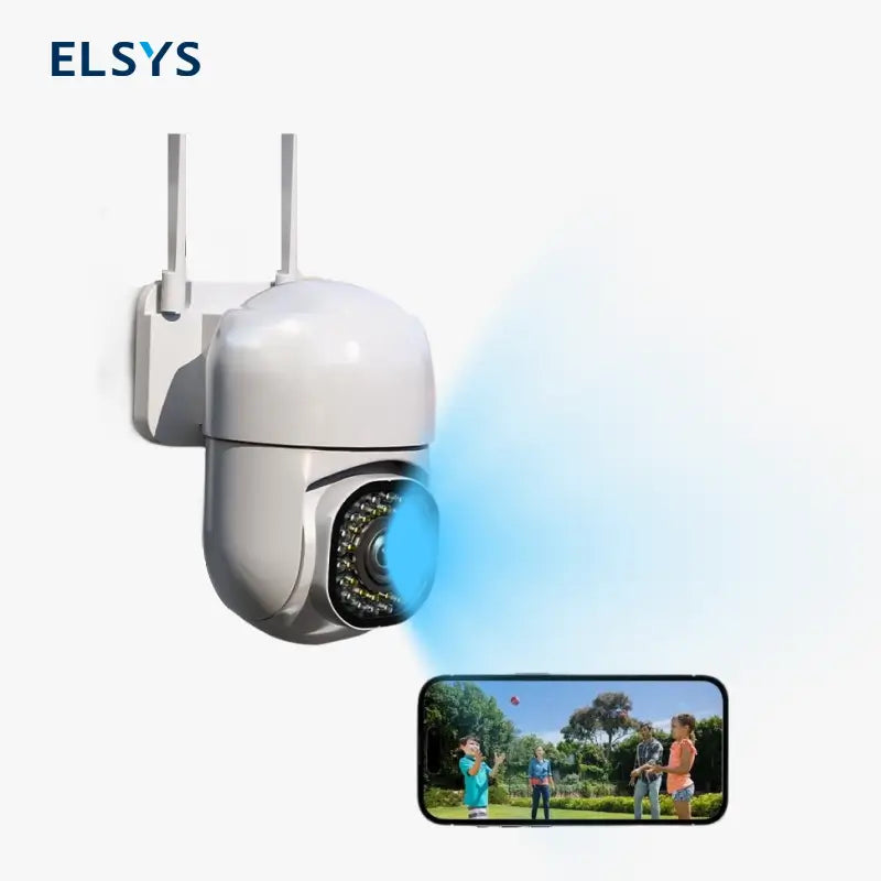 Cámara de Seguridad 3MP, Video 2K HD con Visión Nocturna a Color, Rotación de 360°, WiFi 2.4Ghz, Detección de Movimiento y Audio Bidireccional - Fácil Instalación para el Hogar
