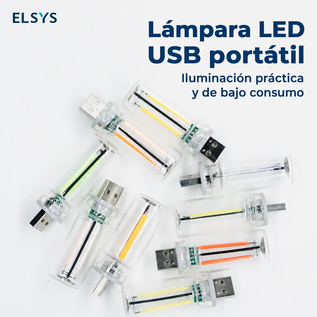 Lámpara LED USB táctil regulable con doble filamento para ambiente decorativo en auto, recámara o escritorio de noche y lectura suave