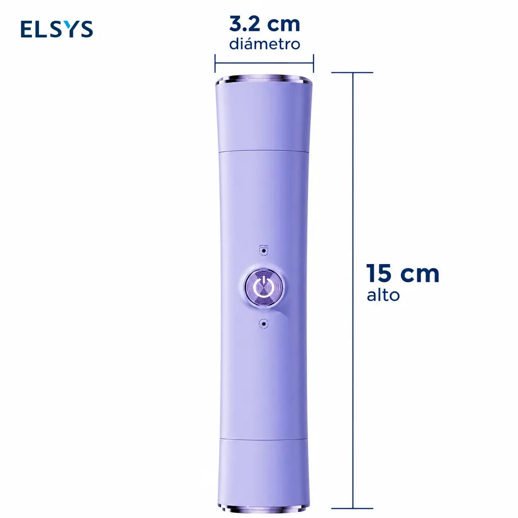 Afeitadora eléctrica 2 en 1 recargable USB con doble cabezal para depilación suave de rostro, piernas y zona bikini en casa