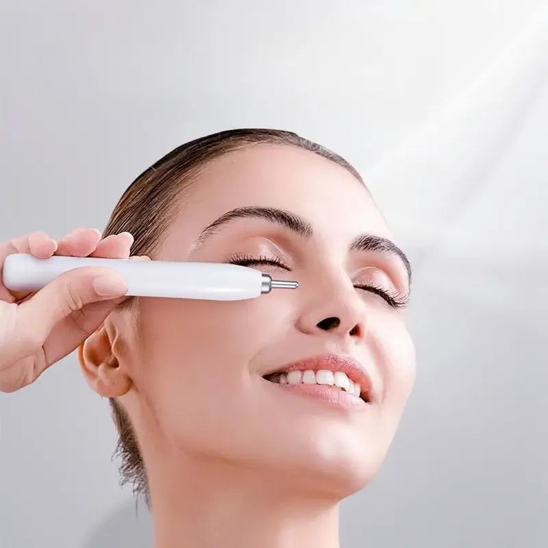 Pluma de Belleza Inteligente con Pantalla LCD - Dispositivo de Cuidado de la Piel Recargable con Pinzas de Regalo, Kit de Belleza Portátil y Seguro