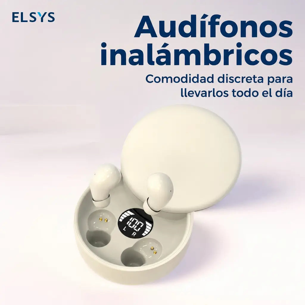 Audífonos Bluetooth 5.4 mini invisibles con cancelación de ruido para dormir, trabajar, jugar y escuchar música sin presión en el oído todo el día