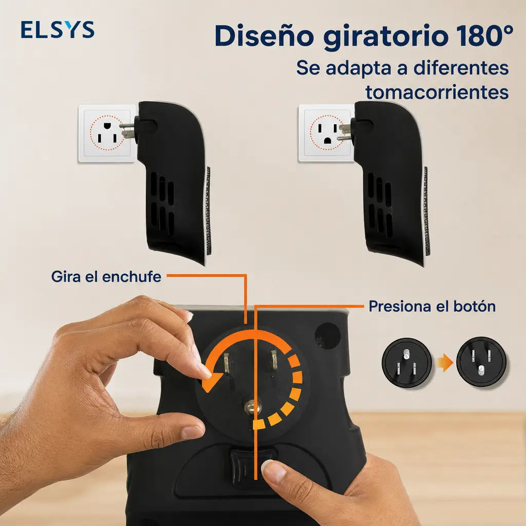 Calefactor eléctrico de pared 450W con cerámica PTC, termostato ajustable y temporizador 12 h para recámara, oficina o estudio