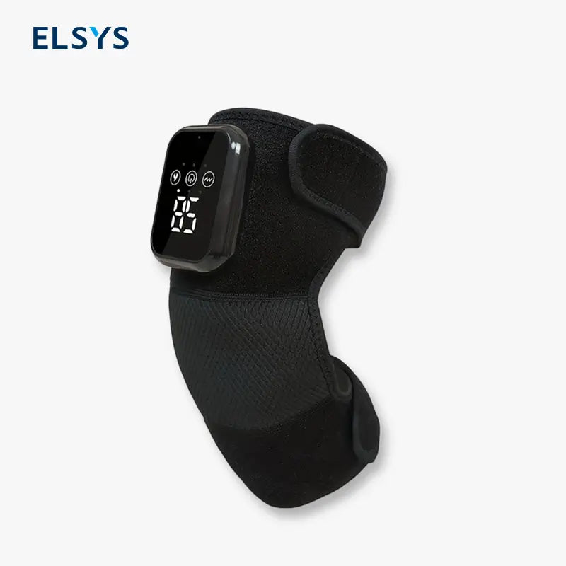 Rodillera de Masaje con Calor y Vibración 3D, Masajeador Térmico Inalámbrico para Alivio del Dolor con Terapia de Luz y Control de Temperatura Inteligente
