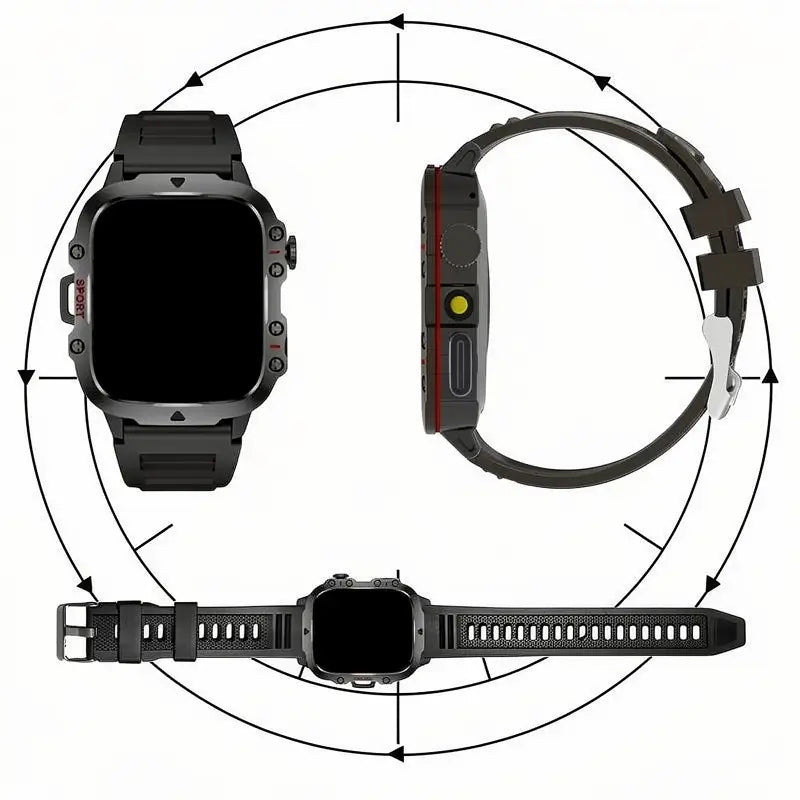 Nuevo Smartwatch para Hombre y Mujer, Llamadas Inalámbricas y SMS, Múltiples Modos Deportivos, Monitor de Actividad Física, Compatible con iPhone y Android