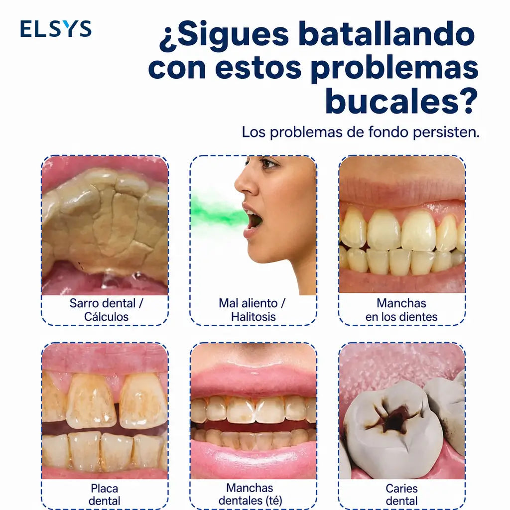 Raspador dental ultrasónico con vibración magnética, luz LED y cabezales reemplazables para higiene bucal diaria contra placa y sarro adultos