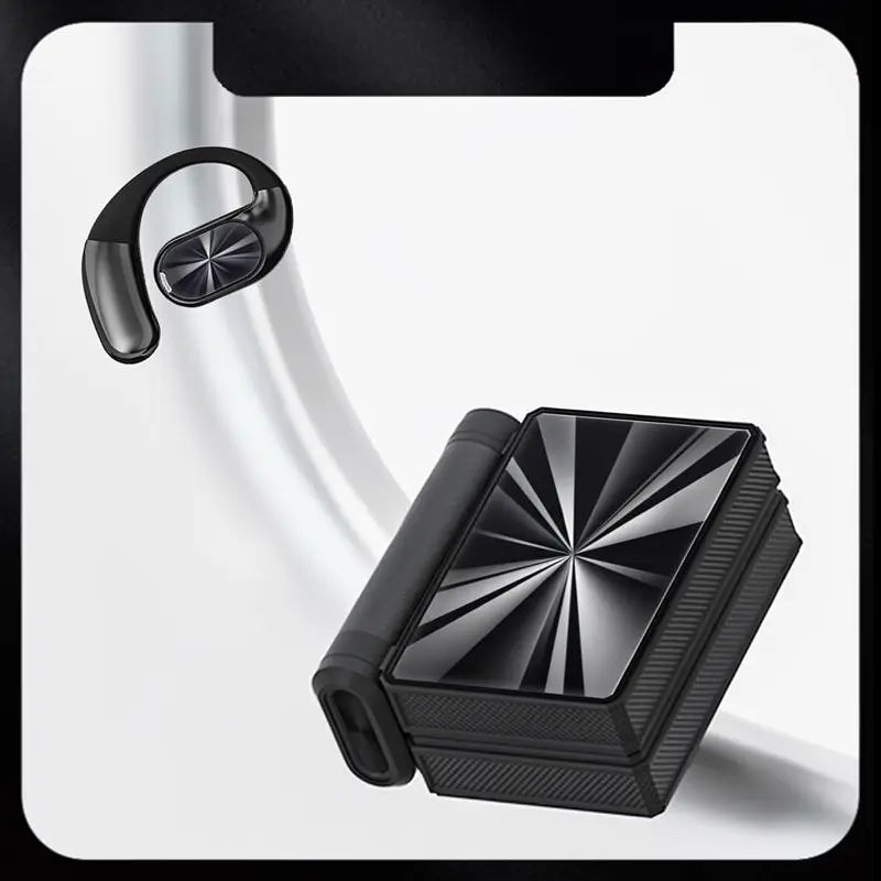 Audífonos Inalámbricos Bluetooth de Oído Abierto, Bajos Potentes de 14.2mm con ENC, 100H de Batería, Auriculares Deportivos IPX5 Resistentes al Agua y al Sudor, Compatibles con iPhone y Android, Ideales para Deporte y Estudio