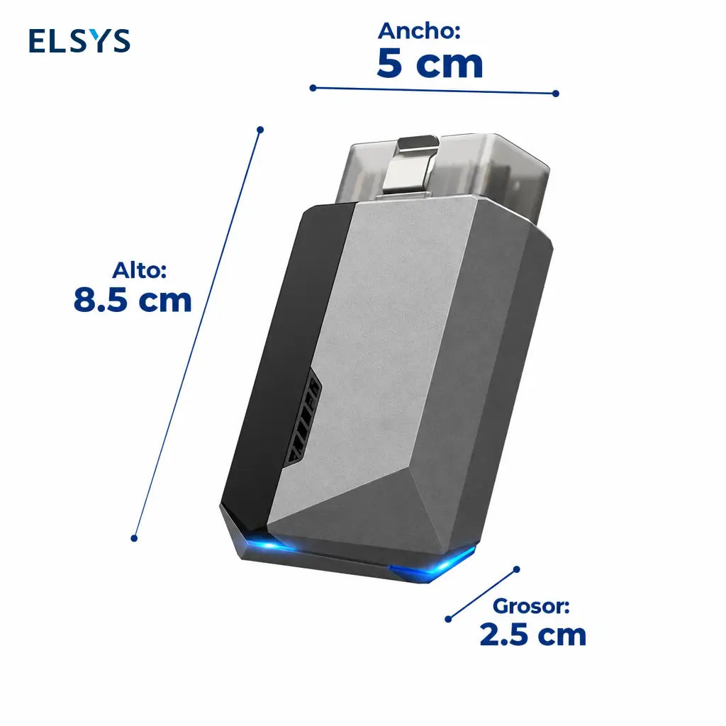 Escáner OBD2 Bluetooth CarPal con diagnóstico de todos los sistemas y 6 reinicios para revisar tu auto desde el celular fácilmente