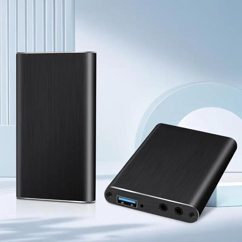 Tarjeta de Captura de Audio y Video con Micrófono, Salida HDMI 4K, Grabadora de Video 1080p 60fps para Gaming, Transmisión en Vivo y Videoconferencias, Compatible con Consolas, Cámaras y Accesorios de PC