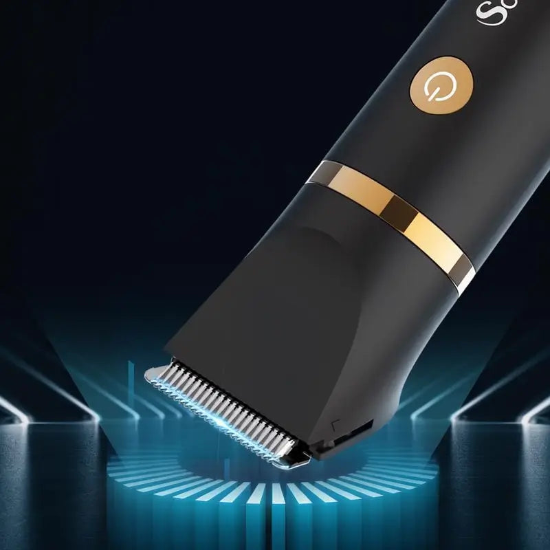 Recortadora de Vello Corporal Eléctrica 3 en 1 para Hombre, Rasuradora de Ingle y Nariz Impermeable e Inalámbrica con Base de Carga