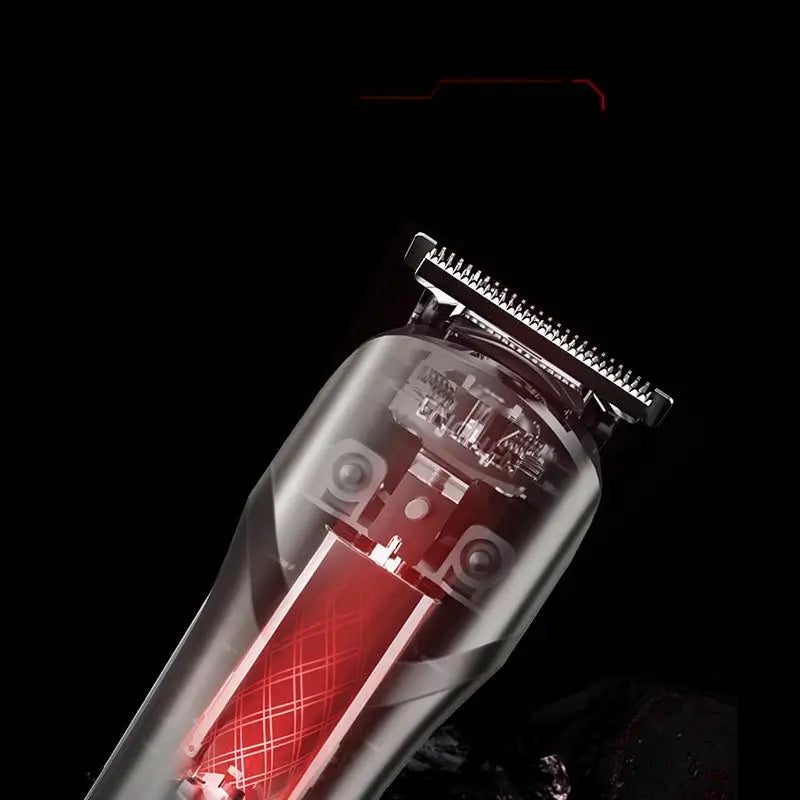 Set de Afeitadora Eléctrica Multifuncional con Recortador de Vello Nasal, Impermeable con Carga Rápida y 4 Peines Guía