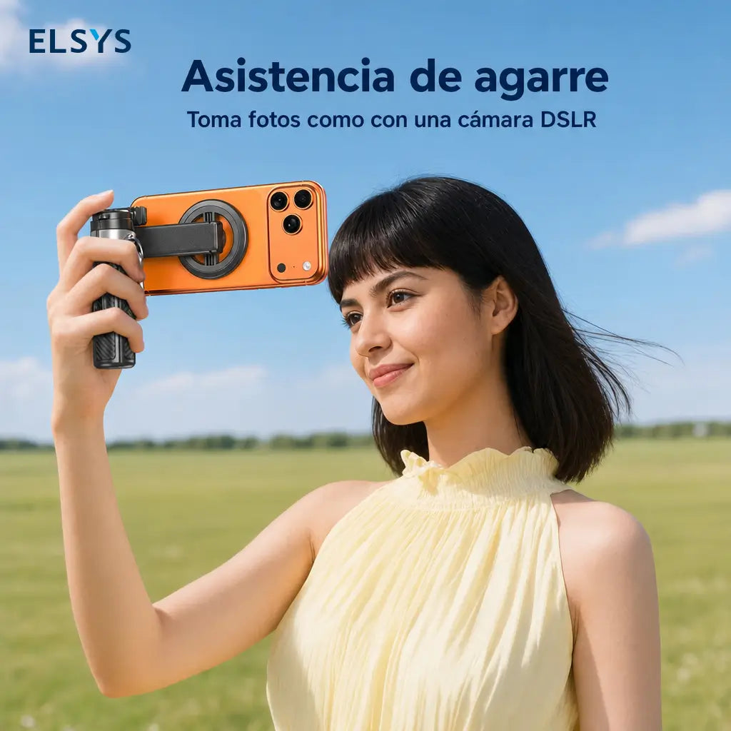 Bastón selfie magnético 4 en 1 con control Bluetooth, trípode estable y rotación 360° para fotos con celular en viajes grupales