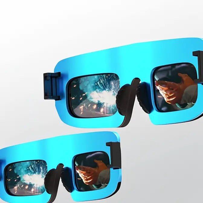 Goggles de Soldadura con Oscurecimiento Automático | Protección UV/IR y Reacción de 1/25,000s - Careta para TIG/MIG/ARC con Lente Claro