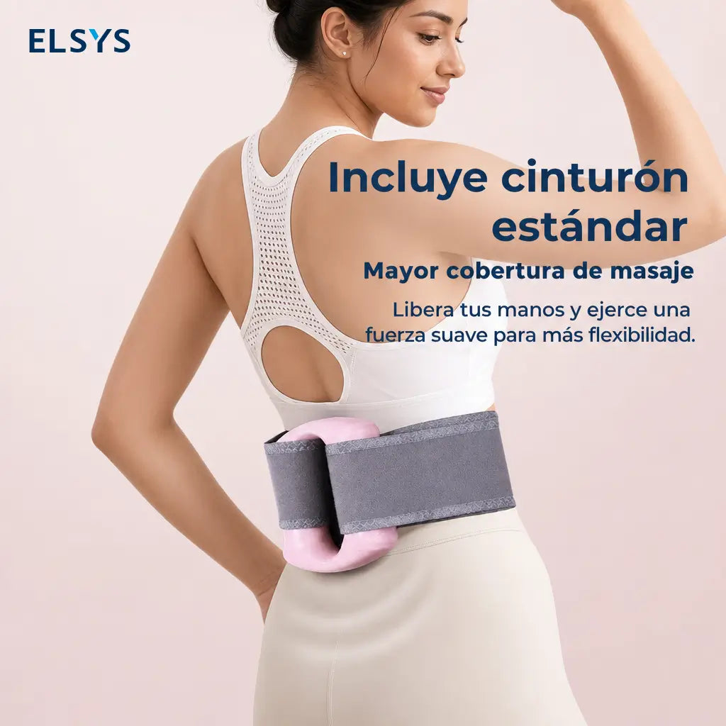 Pistola de masaje profundo con calor, 5 modos de vibración y carga USB-C para espalda, cintura y recuperación muscular portátil y silenciosa
