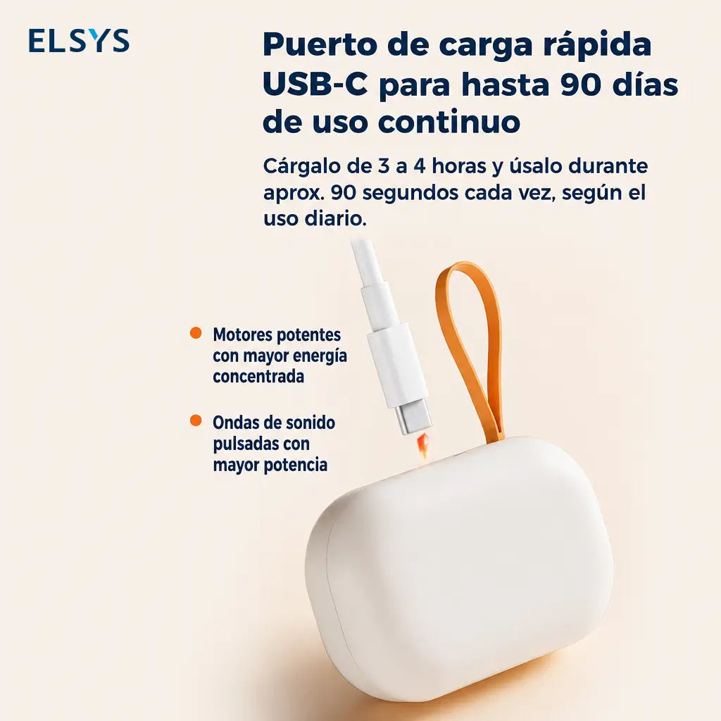 Limpiador ultrasónico recargable para lentes de contacto con espejo integrado, 2 modos y estuche portátil para viaje, oficina y casa diario