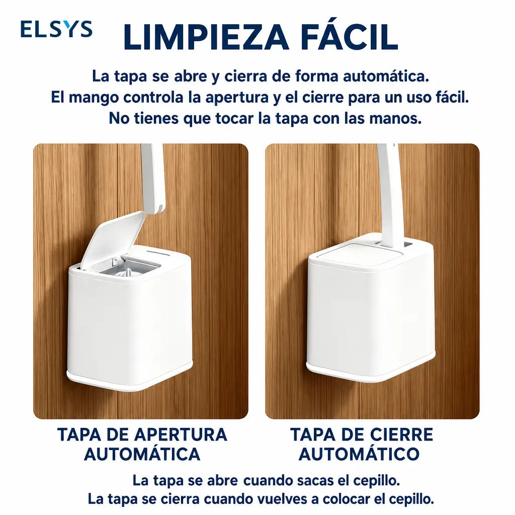 Cepillo desechable para baño con 24 repuestos aromáticos y soporte de pared para limpiar WC, lavabo, tina y mingitorio sin tocar cabezal