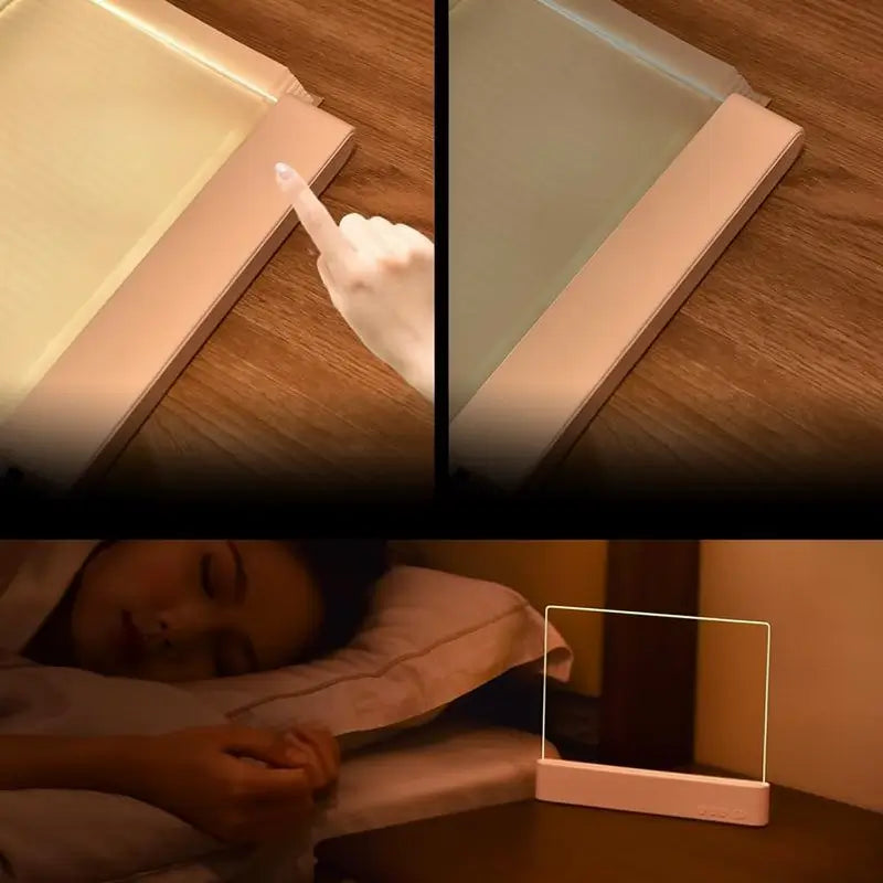 Lámpara de Lectura Plana LED Recargable con Temporizador, Panel de Luz para Leer en la Cama, Lámpara de Página Completa Atenuable, Regalo Original para Lectores