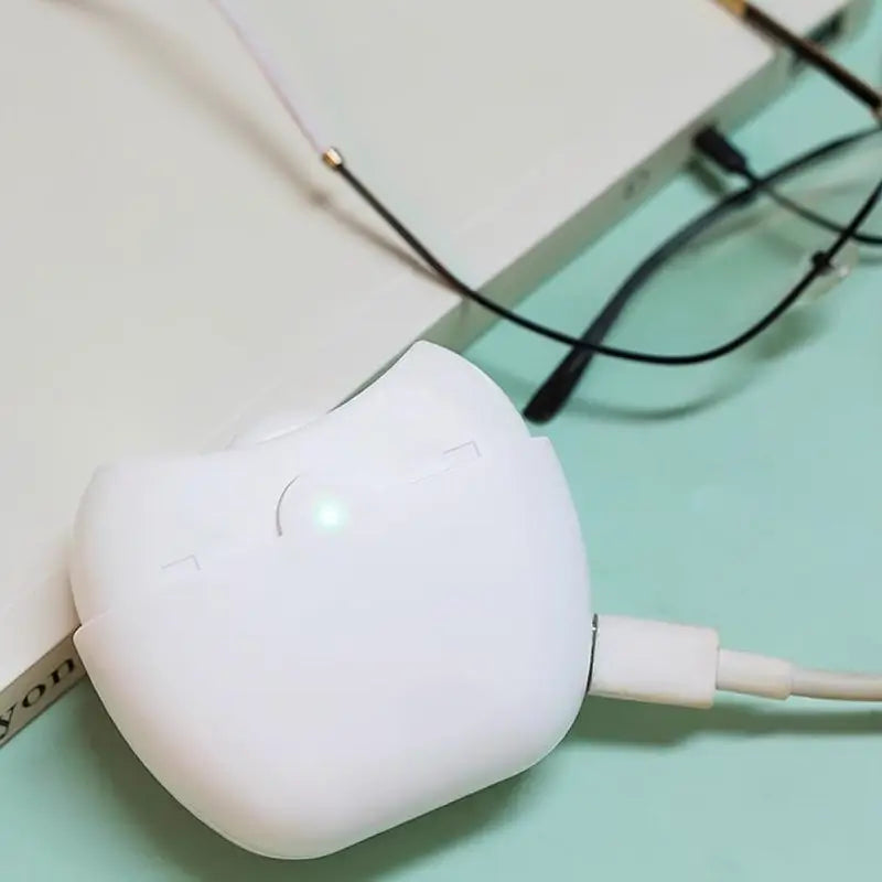 Cortaúñas Eléctrico Automático, Diseño Seguro y Ligero, Recargable USB con Depósito para Hogar y Viaje