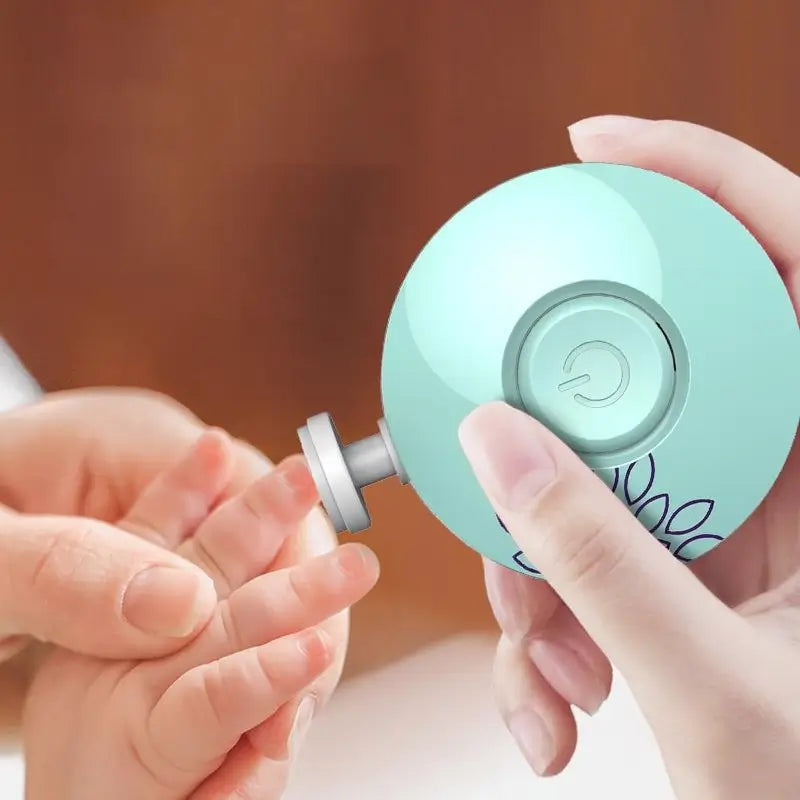 Lima de Uñas Eléctrica, Cortador de Uñas para Bebés, Niños y Adultos, Kit de Pedicure Inalámbrico con Cabezales de Pulido