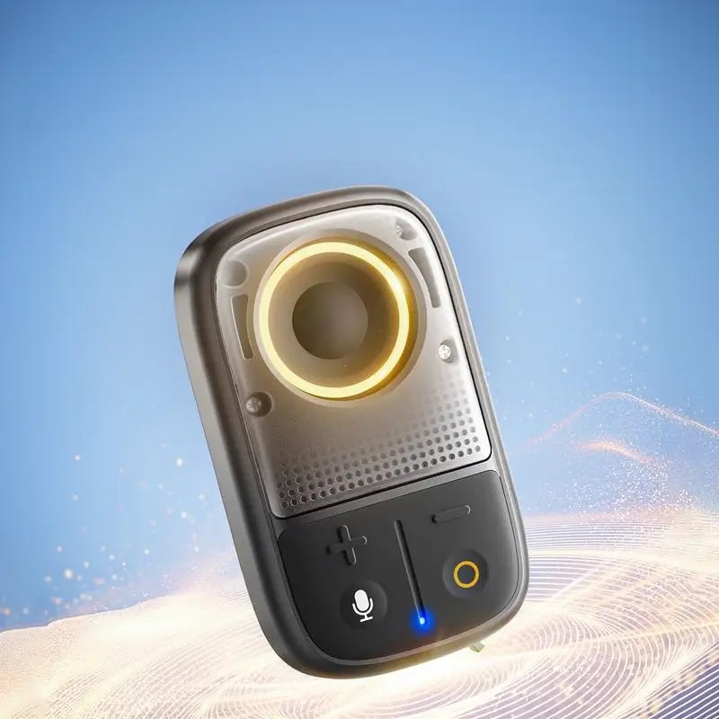 Bocina Bluetooth Portátil de Clip con Micrófono y Asistente de Voz, Impermeable IPX7, Hasta 30 Horas de Batería