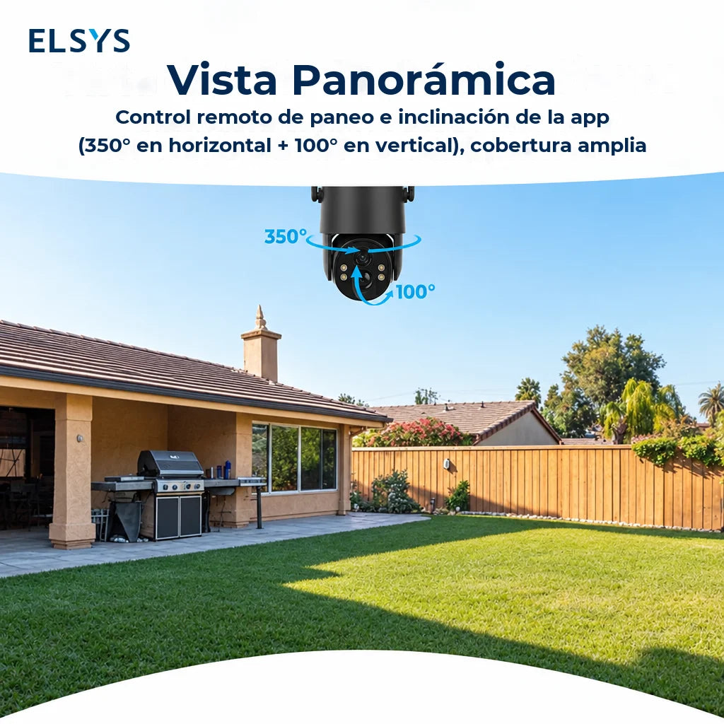 Cámara de seguridad solar 4G con visión nocturna