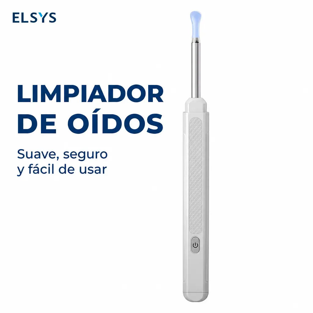 Auriculares inteligentes con tecnología visual y diseño luminoso para limpieza de oídos segura, práctica y monitoreo en tiempo real en casa