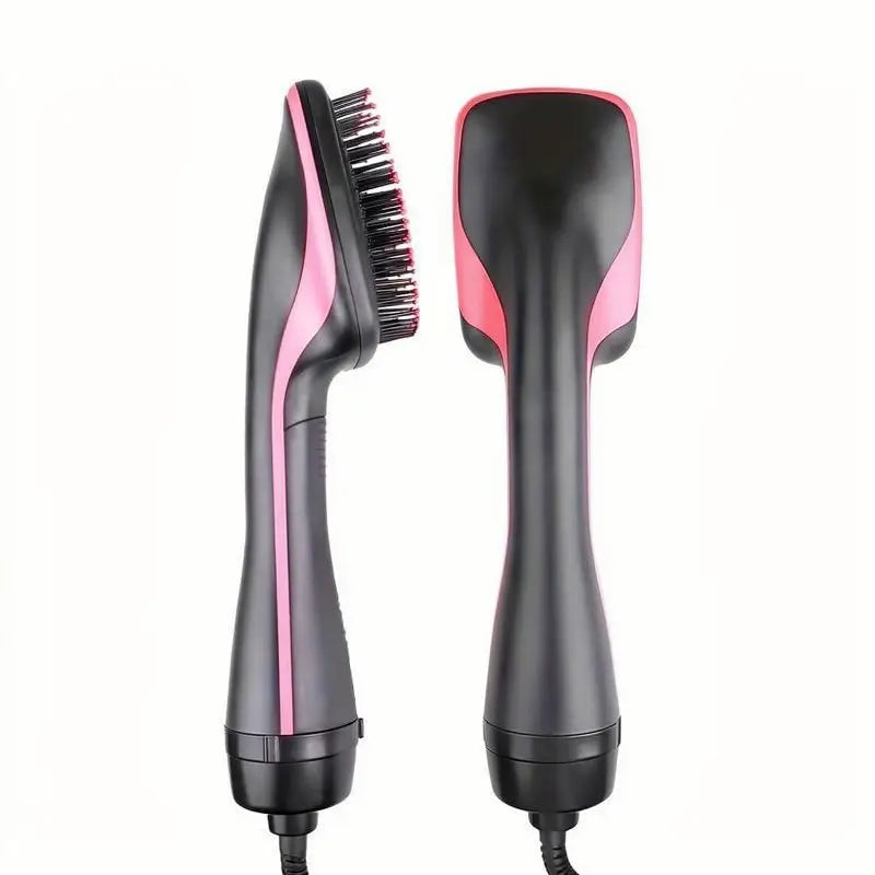 Cepillo Secador y Alaciador de Cabello 2 en 1, Moldeador Multifuncional de Aire Caliente para Secado Rápido y Estilizado Profesional