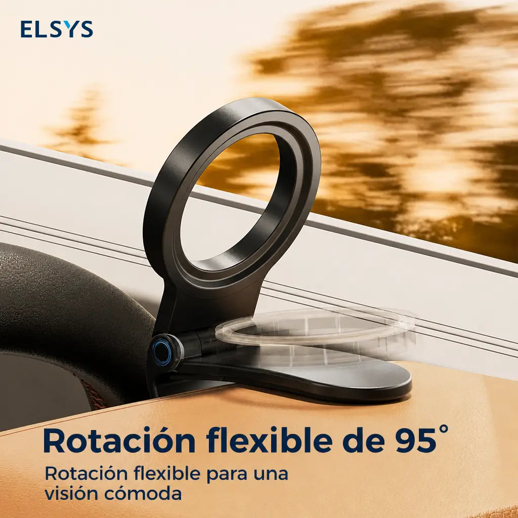 Soporte magnético para celular con rotación 360° para el auto, manos libres y navegación