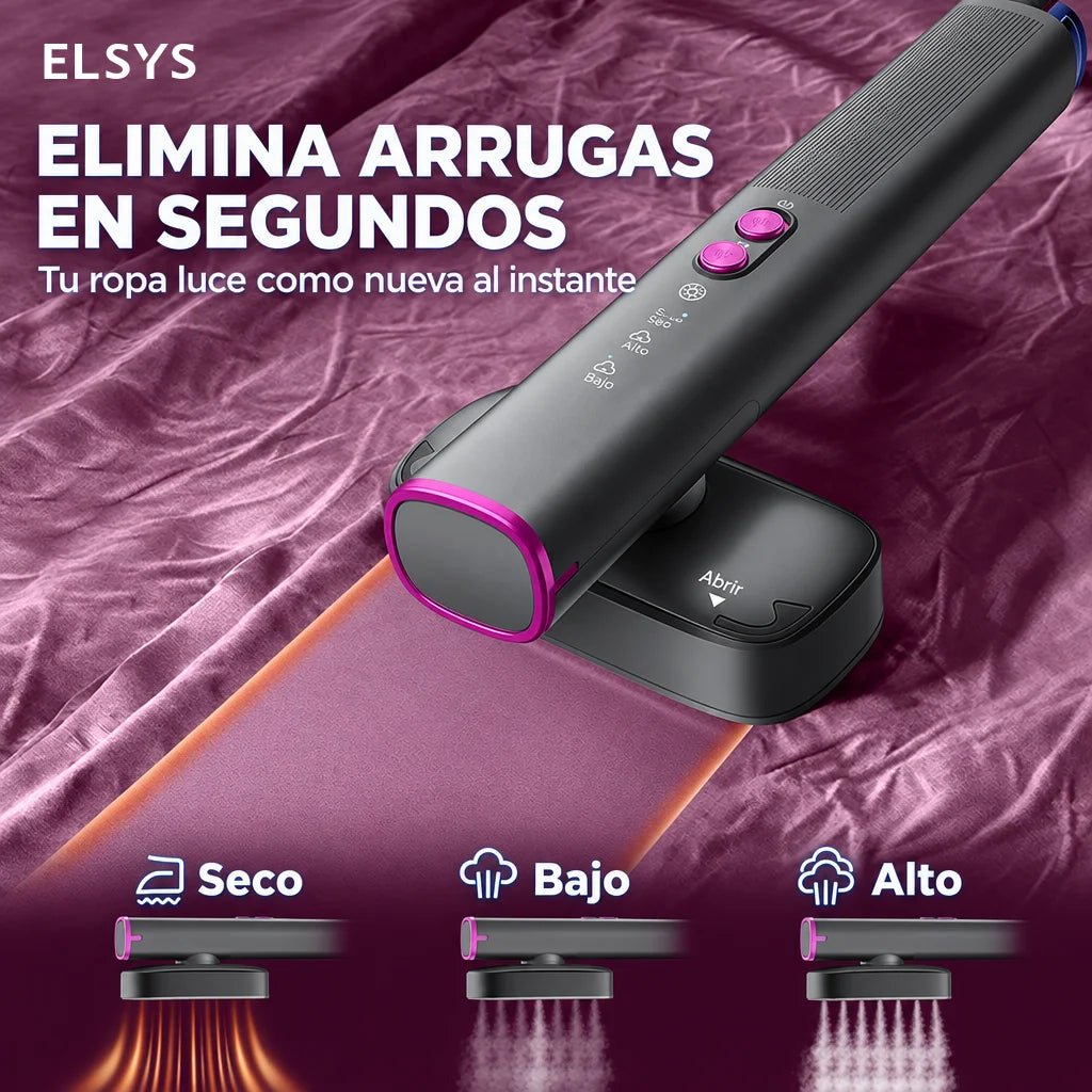 Vaporizador de ropa 2 en 1 con tanque de 120 ml