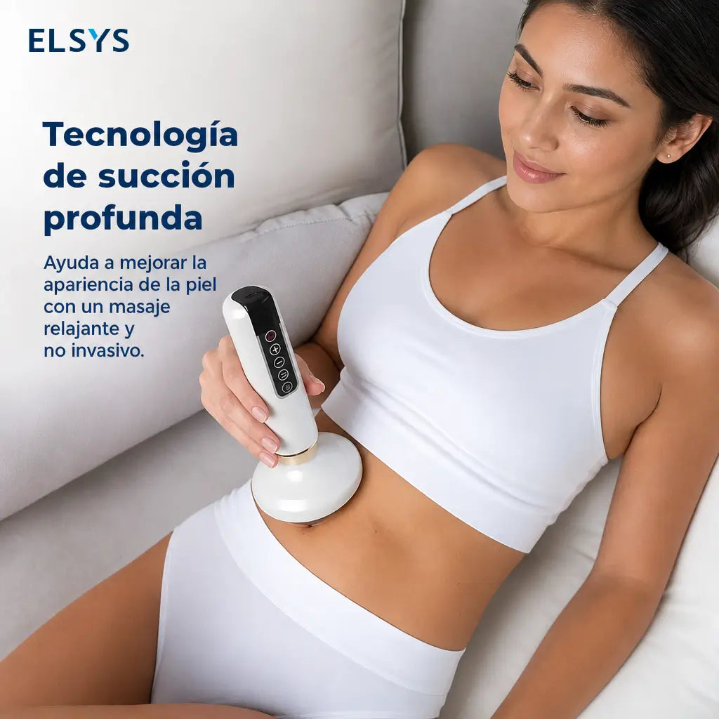 Masajeador anticelulitis con calor infrarrojo y pantalla LED para piernas, brazos y rutina corporal en casa de cuidado personal diario cómodo
