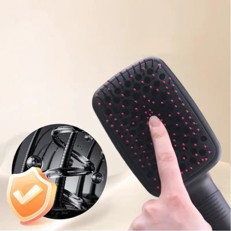 Cepillo de Aire Caliente Multifuncional, Alaciadora Automática con Iones Negativos, Herramienta de Estilismo Profesional para Hogar y Salón, Estilizado Diario de Cabello