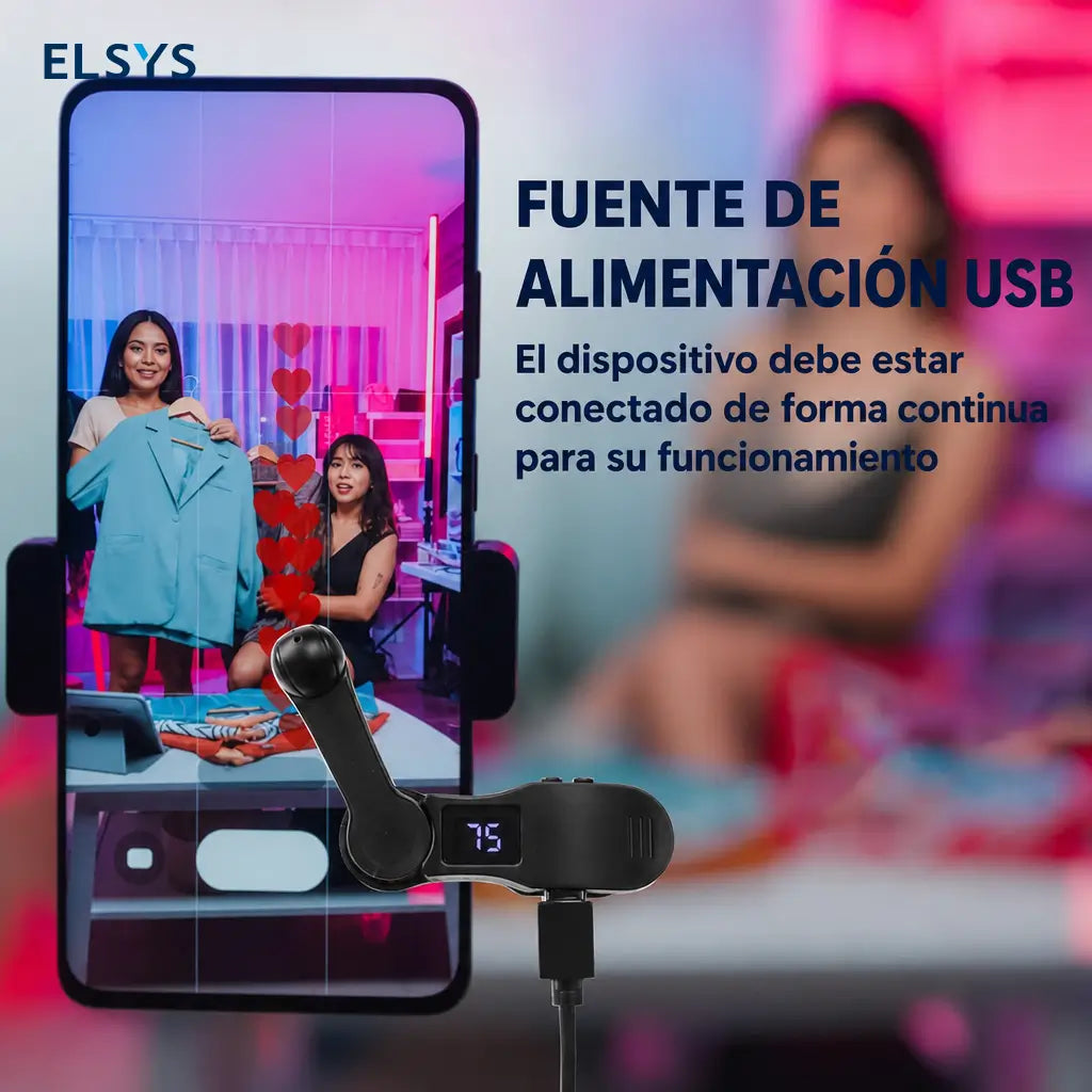 Soporte USB para celular con auto toque, rotación 180° y hasta 99 clics por minuto para juegos y transmisiones en vivo cómodas