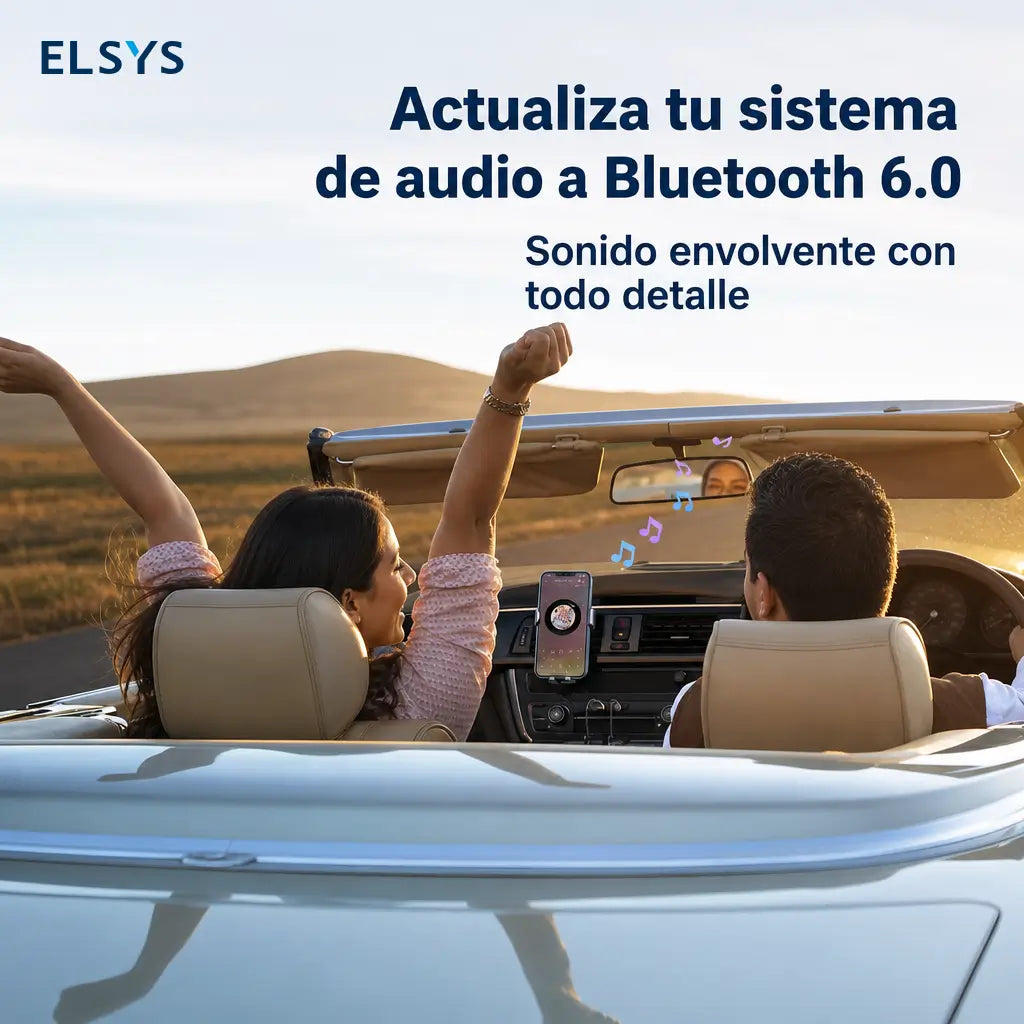 Adaptador Bluetooth AUX 3.5mm para auto con micrófono integrado, llamadas manos libres y audio estéreo estable en viajes diarios y carretera