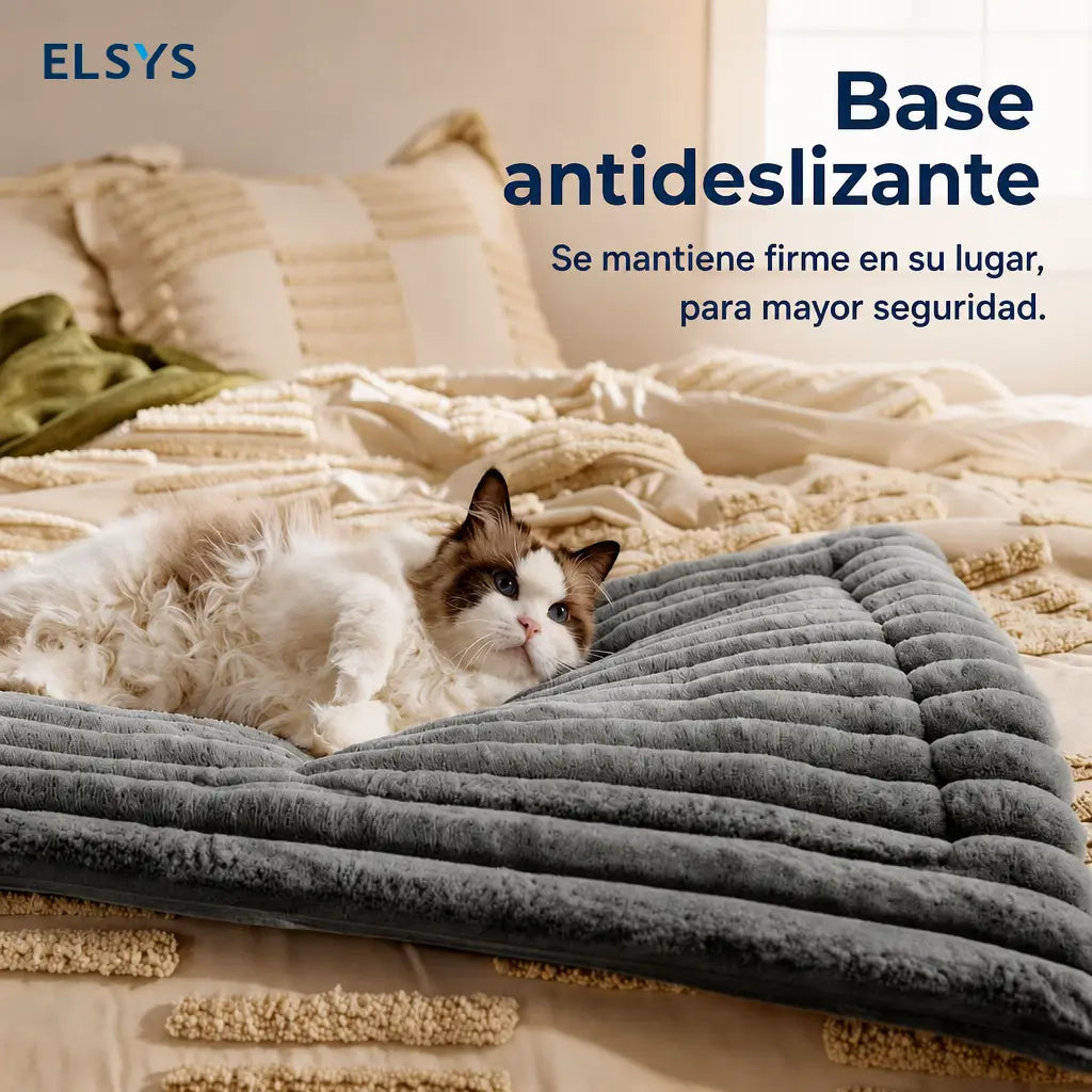 Colchoneta autocalentable lavable para mascotas con superficie silenciosa para perros, gatos y cachorros que descansan mejor