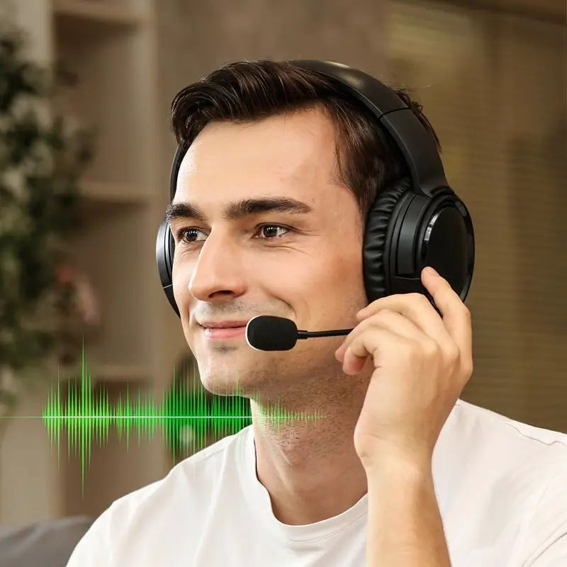 Audífonos Gamer con Micrófono para Xbox Series X|S, PS5, PC, Switch, Diadema Alámbrica con Sonido Estéreo de 50mm, Entrada de 3.5mm, Regalo para Gamers