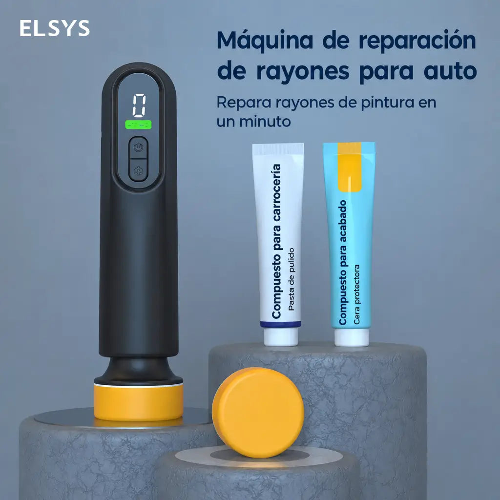 Pulidora inalámbrica para auto 12000RPM 3 en 1, repara rayones ligeros y elimina película grasa del parabrisas para una visión más clara